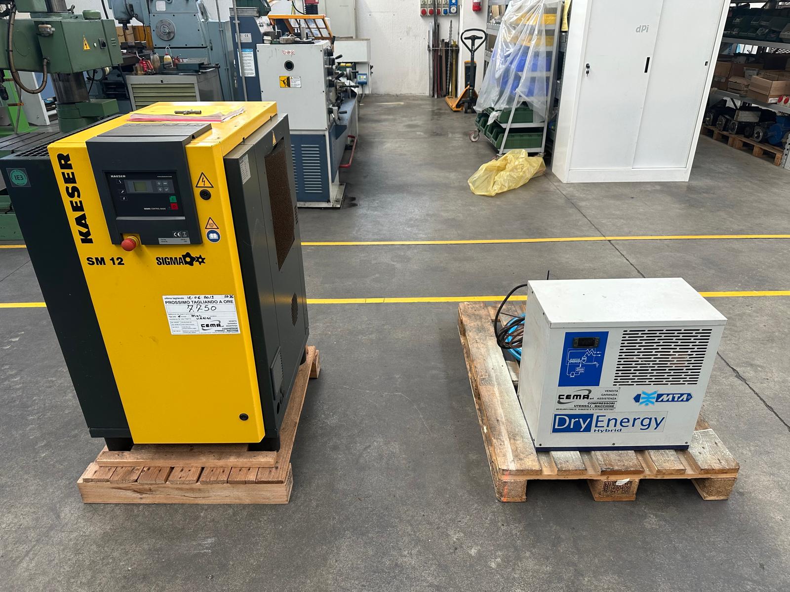 COMPRESSORE MARCA KAESER MODELLO SM12
